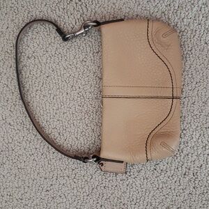 Coach leather wristlet